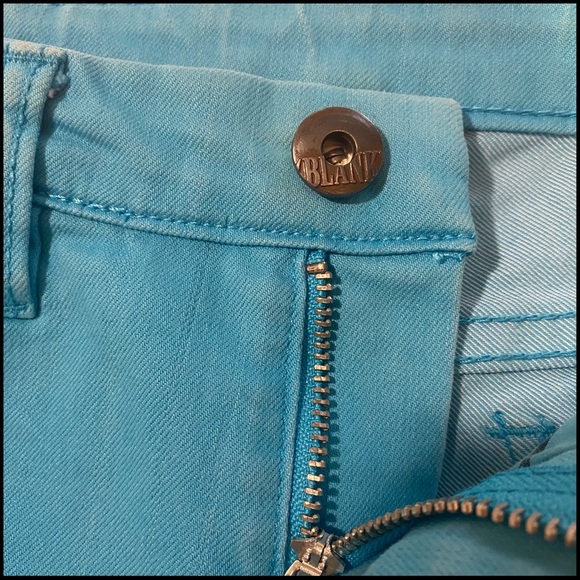 BLANKNYC TURQUOISE CUT- OFF SHORTS 25 - Picture 9 of 11